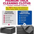 6 Pack Genie Magic Cleaning Cloth Microfiber Cleaning Cloth Reusable 12x16inches