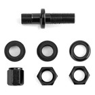 5 Pack Vs33 Tr33e Tubeless Metal Clamp-in Tire Valve Stems  Vs33-5pcs  Black 