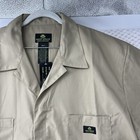 Mens Short Sleeve Coverall Overall Boilersuit Mechanic Work Wear Tan 2xlt New