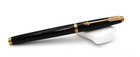 Parker 75 Black Laque Rollerball Pen     68322   Ex-cond