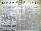Lot Of 5 Original 1890 Newspapers El Paso Texas 135 Years Ago Wild West Frontier