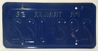 Pennsylvania Vintage Trailer License Plate 1958 W 61 Sticker 292-022