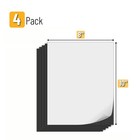 - Adhesive Magnetic Sheets  8  X 10   4 Pack  Magnetic Sheet  Magnetic Paper  Ma