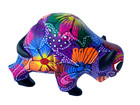 Buffalo Alebrije  Oaxacan Hand Painted Wood Carving Folk Art Oaxaca Mexico
