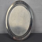 Reed   Barton Sterling Silver Oval Tray Serving Platter X133 Vintage 7 5 