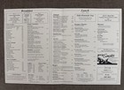 Vintage The Senator Restaurant Menu Toronto Ontario Canada Oldest Diner History