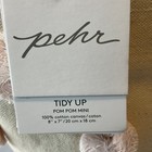 Pehr Tidy Up Bag One Size Tan Pink Pom Pom Mini Canvas