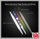 2-pack Security Camera Sign Video Surveillance Signs Outdoor Uv Printed 40 Mil