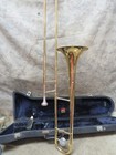 Vintage Conn Director Usa Slide Trombone Brass Band Instrument Case Mouthpiece