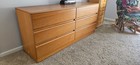 Danish Denmark Mid Century Modern Long Teak Dresser