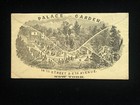 Ny New York C  1857 Cover  24 U s mail Octagonal Cancel Illus Palace Garden Rev