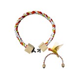 Bird Perch Jusney Large Parrot Toys Climbing Rope Bungee Bird Swing Toys