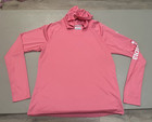 Columbia Pfg Women s Pink Long Sleeve Hooded Omni-shade Fishing Outdoor Shirt Xl