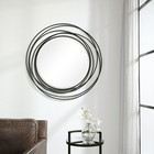 Uttermost 09704 Whirlwind - 39 37 Inch Round Mirror