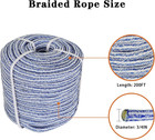 3 4 In X 200ft Arborist Bull Ropes  24 Strand Tree Rope  High Strength Polyester