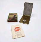 Antique 1922 Sunwatch Brass Pocket Sun Dial   Compass Ansonia Clock Co 