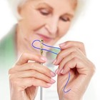 12pc Hand Sewing Needles Stainless Steel Self-threading Silver Multi Size