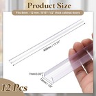 12pcs Cabinet Door Protector 18  X 1 2  For 5 16 - 1 2  Thick Cabinet Clear