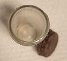 Old Vintage Alka Seltzer Glass Apothecary Jar With Screw Top Lid