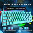 Computer 60  Mechanical Gaming Keyboard And Mouse Combo Wired Usb C Mini Compact