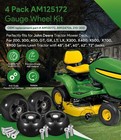 John Deere Deck Wheel Kit 4 Pack For 48  54  60  62  72  Mowers Am125172
