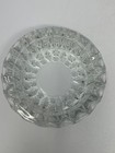 Vintage 6    Round Clear Crystal Glass Cigar Cigarette Ashtray Kig Malaysia A0