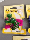 Vintage Goody Sun Buddies Ponytail Holders 5 Terry Cloth Dinosaurs New Old Stock