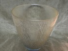 Vintage Mid Century Modern Acrylic Plastic Large Clear Vase Faux Bullicante