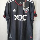 Lancelot Dc United Jersey Mens Large Black Mls Soccer Adidas Xdc Aeroready 22 23