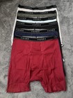 New 6 Pack Men   s Hanes Boxer Briefs Underwear Size Large