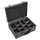 Graded Coin Storage Box - Holds 120 Slabs  Aluminum Frame  Secure Coin Organizer