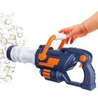 Automatic Gatling Bubble Gun Toy 5 Holes Bubbles Maker With Music And Light