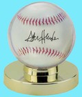 Ultra Pro Baseball Holder W  Gold Base Display Case Acrylic Ball Globe Pedestal