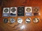 Lot Of 10 2014 United States Commemorative Silver Dollars Proof   Mint State