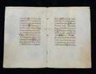 C 1440 Illuminated Medieval Manuscript Jerusalem Bible Book Of Hours Bifolium