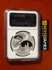 2014 China Proof Silver Panda Ngc Pf70 Ultra Cameo Smithsonian Institution 1 Oz