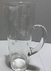 Vintage Atomic Starburst Etched Glass Martini Cocktail Pitcher 9 