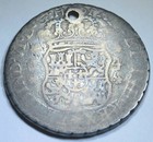 1755 Guatemala Silver 4 Reales Spanish Colonial Half Dollar 1700 s Pillar Coin
