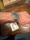 Montblanc Sport Xl Chrono Automatic Black Dial Steel Bracelet W box Manual