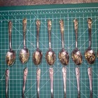 34 Vintage Wm Rogers Presidential Commemorative Spoons Presidents Silver Plate