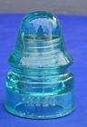 Blue Aqua Cd 133 No  20 No Name Glass Insulator