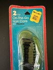 1970   s Green Mini Hair Brush Comb Set  Stance Industries Vintage Sealed Package