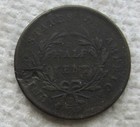 1800 1 2c Bn Draped Bust Copper Half Cent Rare Key Date Bold Date Fine Digs