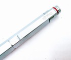Nos Rotring Newton Silver Color Fountain Pen Metal Ef Nib Germany
