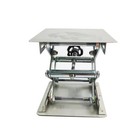 Hfs r  4  X 4  100mm Stainless Steel Lab Jack Scissor Stand Platform 3kg 6 6lbs