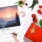2025 Wall Calendar calendar 2025  Wall Calendar Moon  12  X 24 Opened full Page