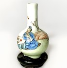 Miniature Porcelain Famille Rose Chinese Hand-painted Vase Hongxian Period 2 5   