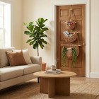 3 Tier Hanging Fruit Basket  Jute Wall Baskets  Hanging Produce Baskets For Stor
