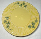 Bordallo Pinheiro Shamrock Salad Plate Shamrocks Yellow Green 7798920 8 3 8 New