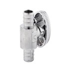 Efield 1 2 pex X1 2 pex Crimp Straight Stop Valve 1 4 Turn No Lead Free Shipping